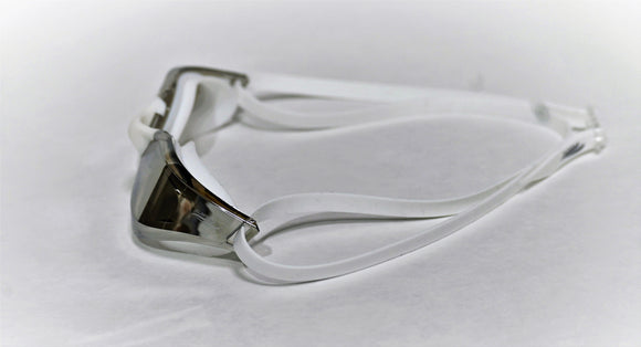 Lunettes de natation LYNXA SPEED 1 - Blanc argent