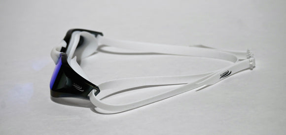 Lunettes de natation LYNXA SPEED 1 - Blanc bleu